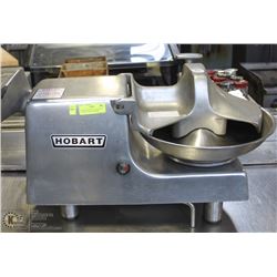 HOBART BUFFALO CUTTER WITH ATTACHED MEAT GRINDER