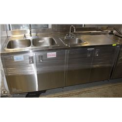 CUSTOM STAINLESS STEEL SINK CABINET ON CHOICE