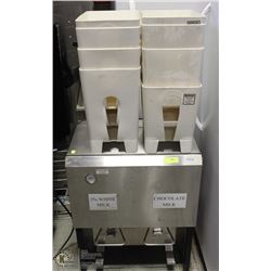 STAINLESS STEEL SILVERKING DOUBLE HEAD MILK