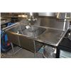 Image 1 : DOUBLE STAINLESS STEEL SINK WITH RIGHT SIDE DRYING