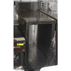 STAINLESS STEEL COMMERCIAL PREP CABINET EXT