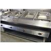 Image 2 : 4 WELL STAINLESS STEEL STEAM TABLE