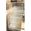Image 1 : 4 SHELF DOUBLE DOOR ACRYLIC BAKING DISPLAY