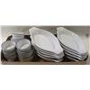 Image 1 : LOT OF SINGLE SERVE LASAGNE DISHES & SAUCE DISHES