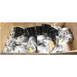 NEW BLACK 7OZ CUP (PARTIAL CASE OF 33)