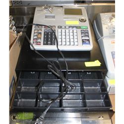 CASIO CASH REGISTER WITH KEYS & MANUAL