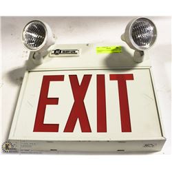 EMERGENCY LIGHTS WITH EXIT LED LIGHTS