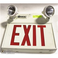 EMERGENCY LIGHTS WITH EXIT LED LIGHTS