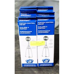 SET OF SIX PORTION SCOOPS