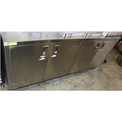 STAINLESS STEEL FOUR DOOR COMMERCIAL CABINET