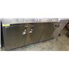 Image 1 : STAINLESS STEEL FOUR DOOR COMMERCIAL CABINET
