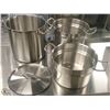 Image 1 : 20QT HD STAINLESS STOCK POT, STEAMER & DOUBLE BOIL