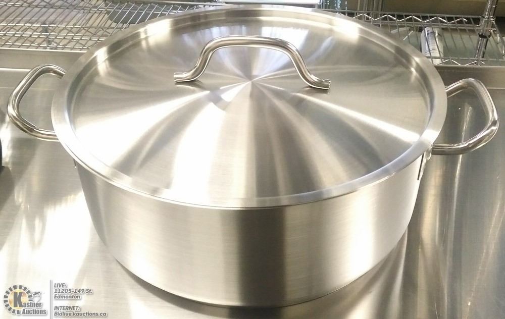 15QT HD STAINLESS BRAZIER INDUCTION CAPABLE