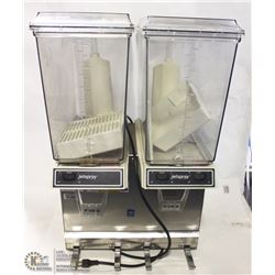 JETSPRAY DOUBLE HEAD JUICE MACHINE PARTS  AS IS