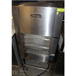 HATCO SS UPRIGHT CONVEYOR TOASTER ON WHEELS