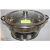 Image 1 : OVAL CHAFING DISH COMPLETE WITH WATER PAN