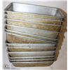 LOT OF 12 BAKING PANS 10"X6"