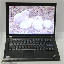 LENOVO THINKPAD T400 WIN 7 LAPTOP W/ MS OFFICE