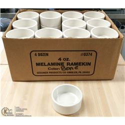 MELAMINE 4OZ RAMEKIN - LOT OF 48
