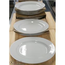 13" OVAL PLATTERS - LOT OF 12