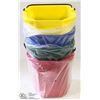 Image 1 : 4 NEW RUBBERMAID 5 QT SANITARY PAILS