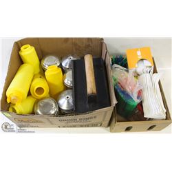 3 BOXES OF COMMERCIAL TABLETOP GOODS