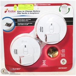 NEW KIDDE SMOKE ALARM SET W/ FRONT LOADING BATTERY