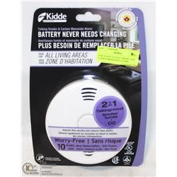 NEW KIDDE TALKING SMOKE AND CARBON MONOXIDE ALARM