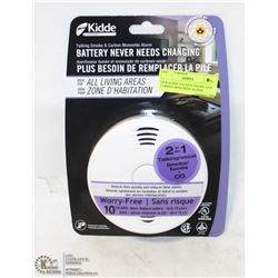 NEW KIDDE TALKING SMOKE AND CARBON MONOXIDE ALARM