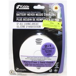 NEW KIDDE TALKING SMOKE AND CARBON MONOXIDE ALARM