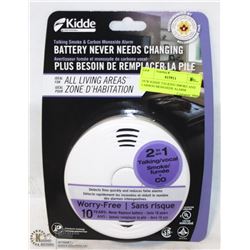 NEW KIDDE TALKING SMOKE AND CARBON MONOXIDE ALARM