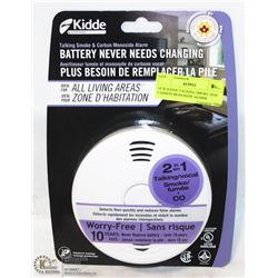 NEW KIDDE TALKING SMOKE AND CARBON MONOXIDE ALARM