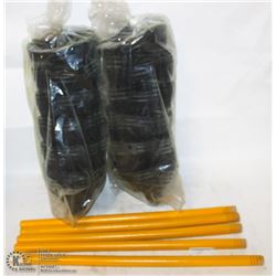 CASE OF 12 FORCECUP TOILET PLUNGERS W/ HANDLES