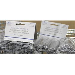 PLASTIC LABEL HOLDERS FOR WIRE SHELVING (6 BAGS)