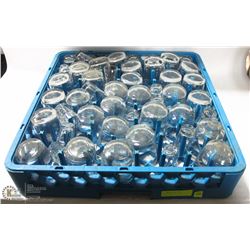 FLAT OF SMALL 2 OZ GLASSES & SHOT GLASSES