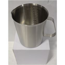 NEW 1000ML STAINLESS STEEL GRADUATED MEASURE