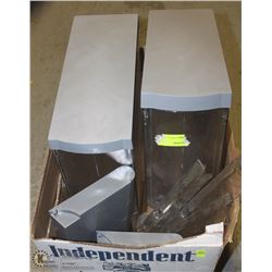 GROUP OF 2 DRY GOODS BULK GRAVITY BIN