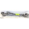 15" STAINLESS STEEL SPOONS-4 PERFORATED AND 4