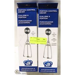 JOHNSON ROSE LOT OF 4  PORTION SCOOPS