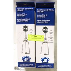 JOHNSON ROSE LOT OF 4  PORTION SCOOPS