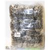 PACKAGE OF 12 NEW STAINLESS STEEL POT SCRUBBERS