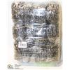 Image 1 : PACKAGE OF 12 NEW STAINLESS STEEL POT SCRUBBERS