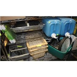 LARGE LOT OF MISCELLANEOUS HOUSEGOODS: