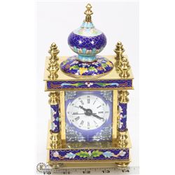 RUSSIAN CLOISSONE TABLE CLOCK.