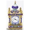 Image 1 : RUSSIAN CLOISSONE TABLE CLOCK.