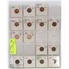 Image 1 : SHEET OF CANADIAN PENNIES 1942-1966