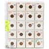 Image 1 : SHEET OF CANADIAN PENNIES 1958-1965.