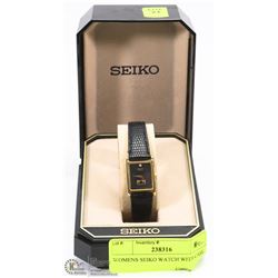 WOMENS SEIKO WATCH WITH CASE.