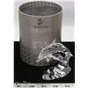 Image 1 : SWAROVSKI SILVER CRYSTAL 4" TALL DOLPHIN FIGURE