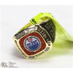 EDMONTON OILERS 1984 REPLICA STANLEY CUP RING